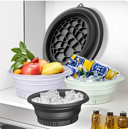 IceDip Pro- Foldable Face Ice Bath Bowl