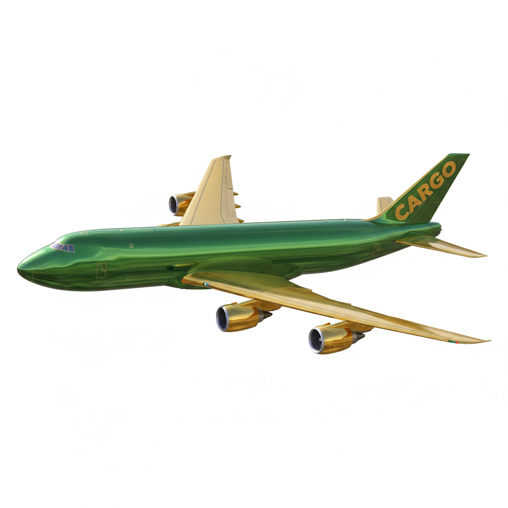 Realistisches Cargo Flugzeug